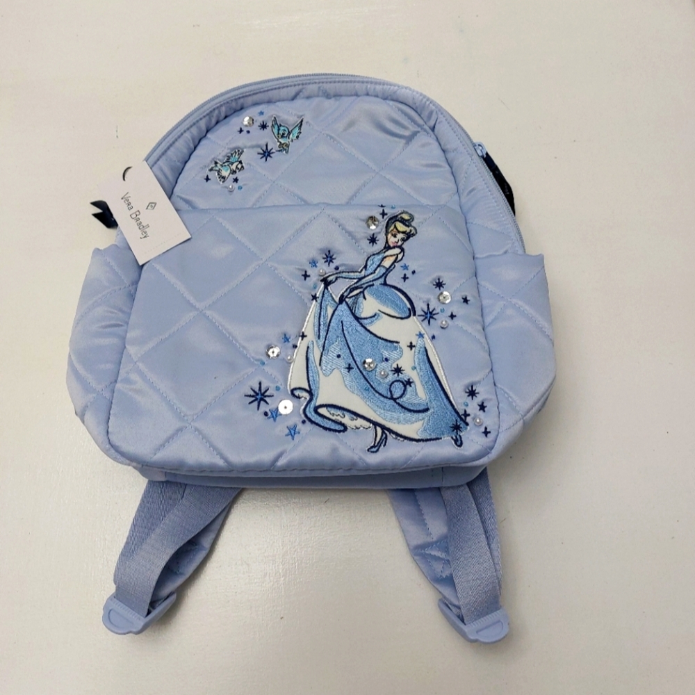 Vera Bradley Disney Cinderella Morning Glory small backpack NWT